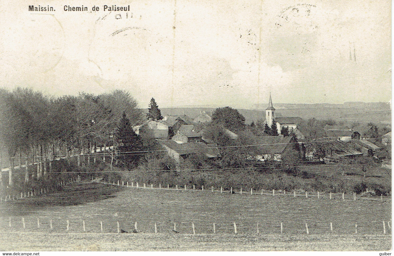 Maissin Chemin De Paliseul 1911 Photo Duchene Libin - Paliseul