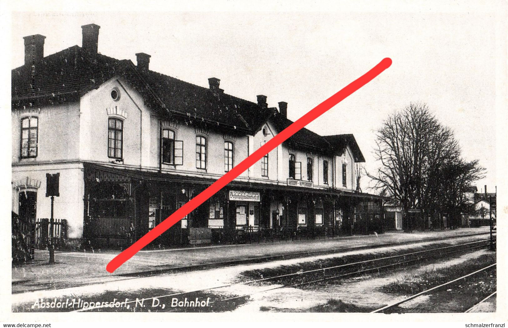 AK Absdorf Hippersdorf N. D. Bahnhof Kirchberg Königsbrunn Am Wagram Großweikersdorf Stockerau Tulln NÖ Niederösterreich - Tulln