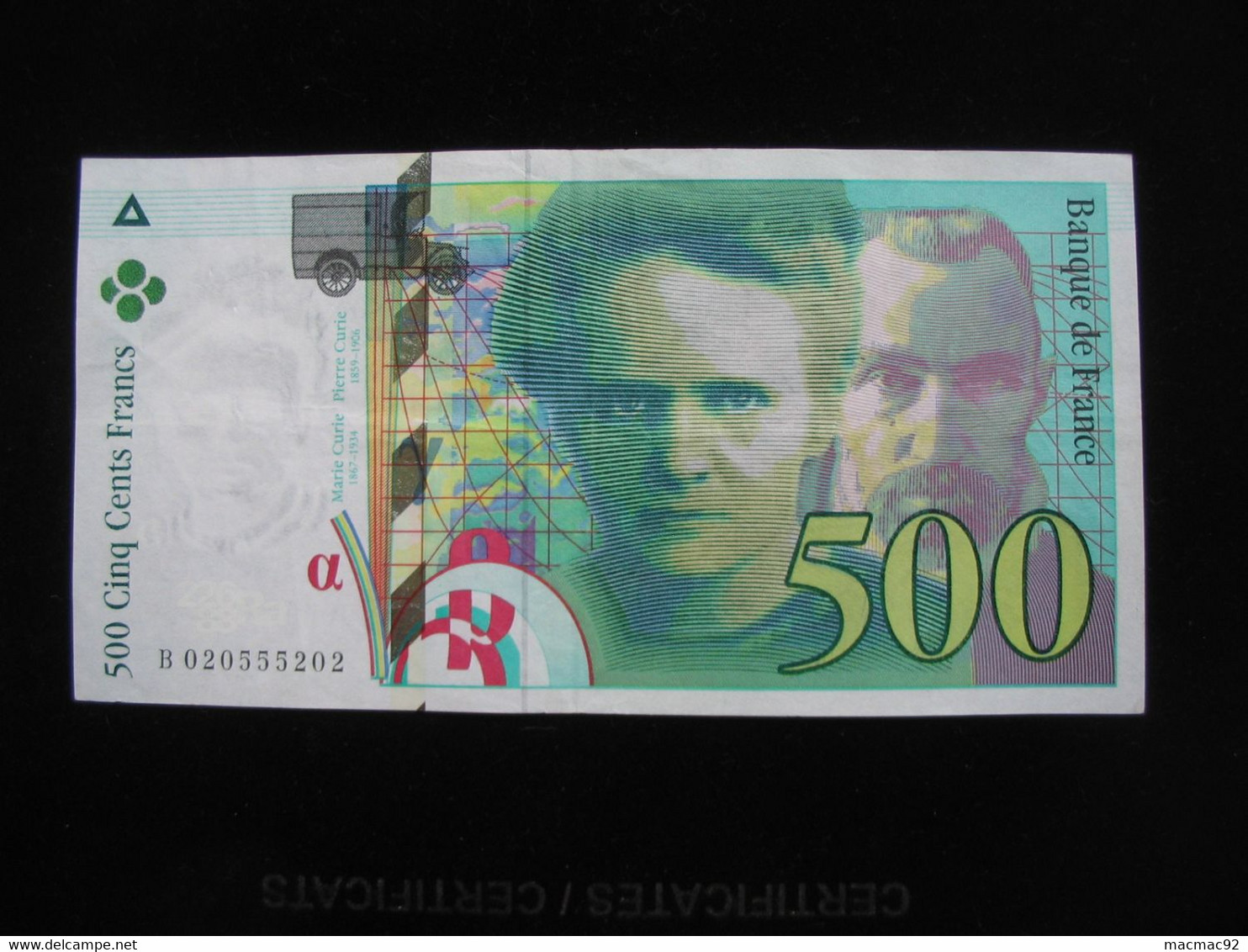 500 Francs  - Pierre Et Marie CURIE 1994   **** EN ACHAT IMMEDIAT **** - 500 F 1994-2000 ''Pierre En Marie Curie''