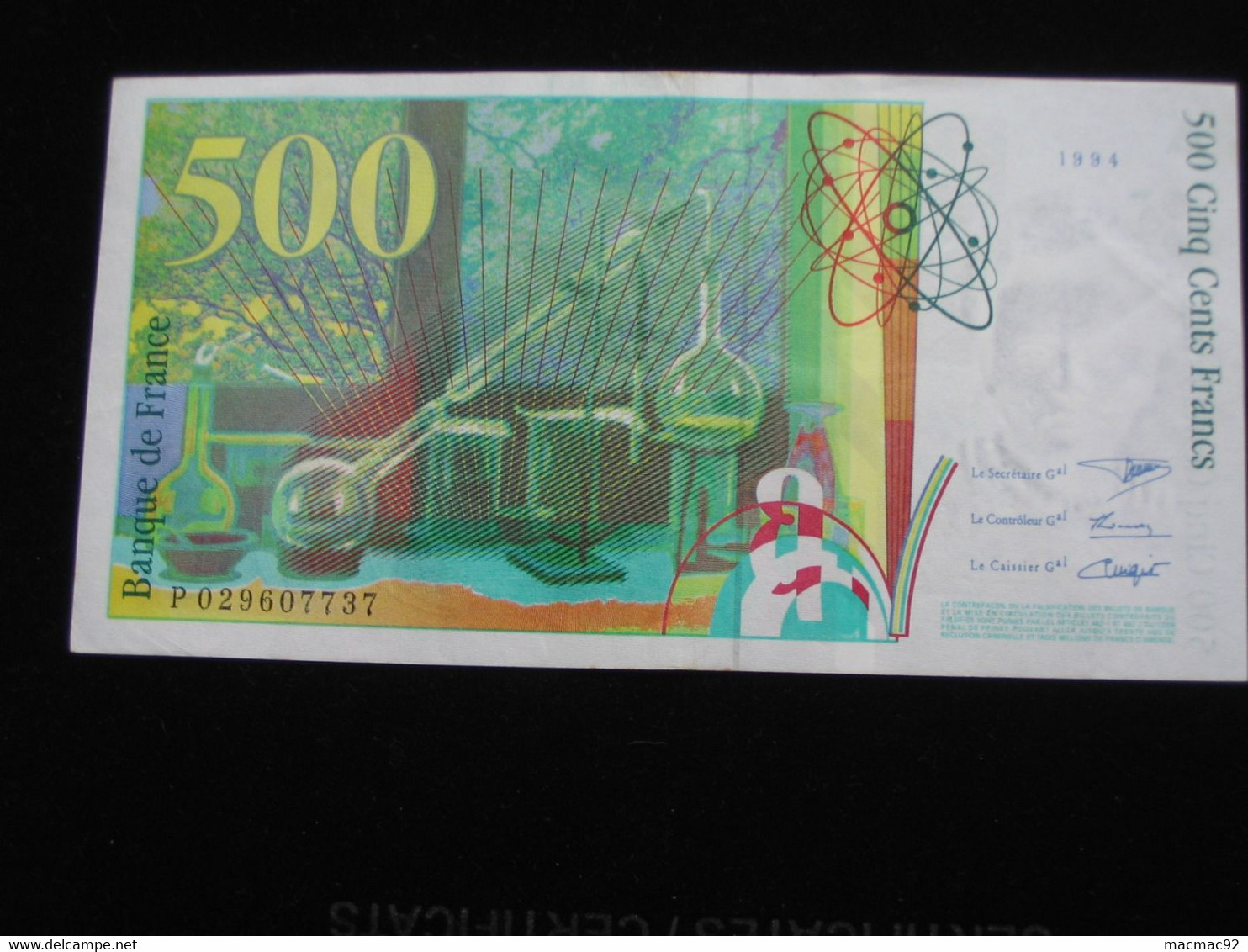 500 Francs  - Pierre Et Marie CURIE 1994   **** EN ACHAT IMMEDIAT **** - 500 F 1994-2000 ''Pierre Et Marie Curie''