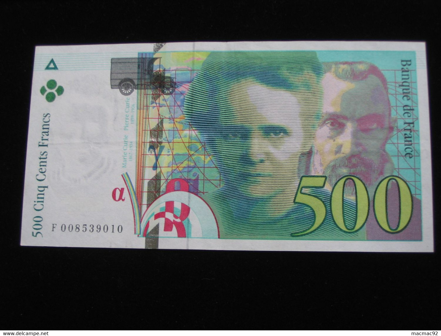 500 Francs  - Pierre Et Marie CURIE 1994   **** EN ACHAT IMMEDIAT **** - 500 F 1994-2000 ''Pierre En Marie Curie''