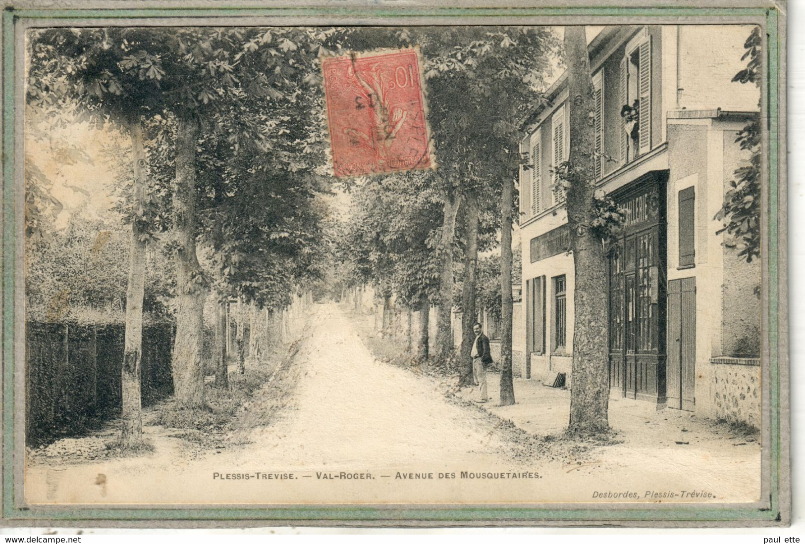 CPA - (43) Le PLESSIS-TREVISE - Aspect De L'avenue Des Mousquetaires Du Val Roger En 1903 - Le Plessis Trevise