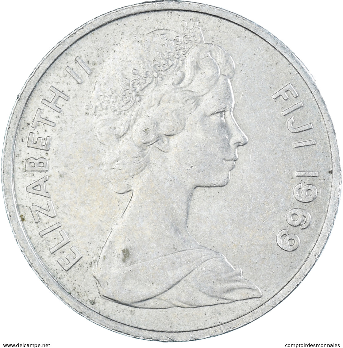 Monnaie, Fidji, 5 Cents, 1969 - Fidji