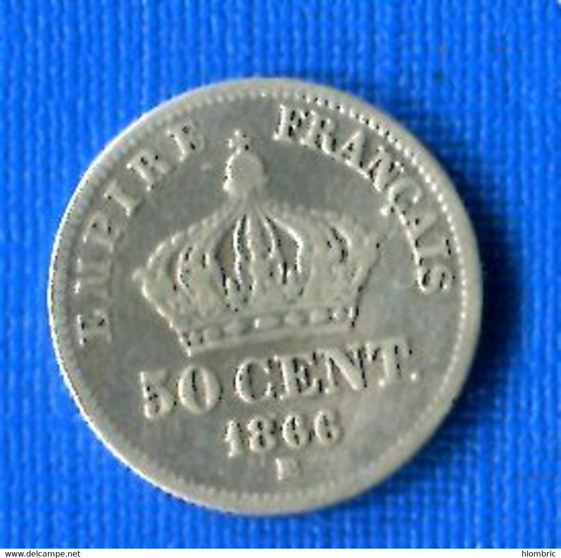 France 50 Cents 1866 BB - 50 Centimes