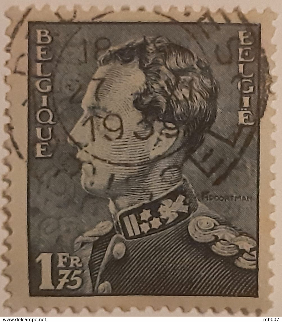 Belgique - Roi Léopold Lll - 1934-1935 Leopold III.