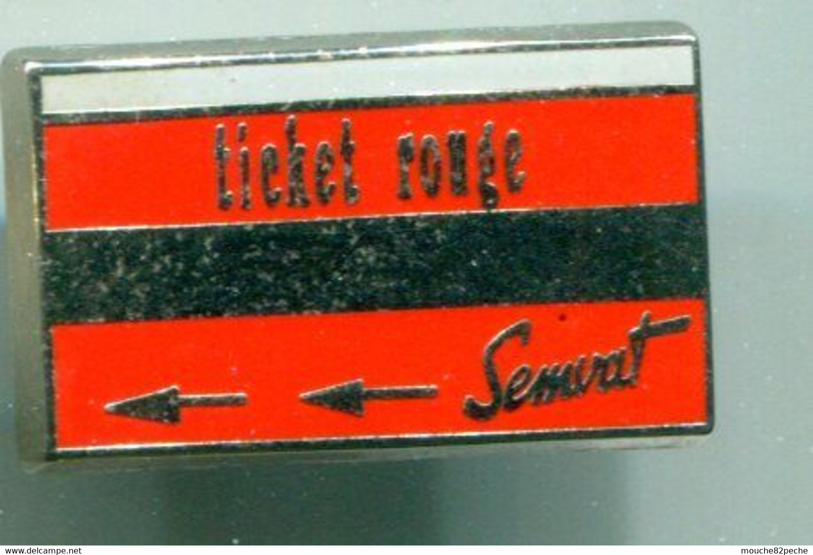 PIN'S  - TICKET ROUGE SEMVAT - SIGNE ARTHUS BERTRAND - Transports