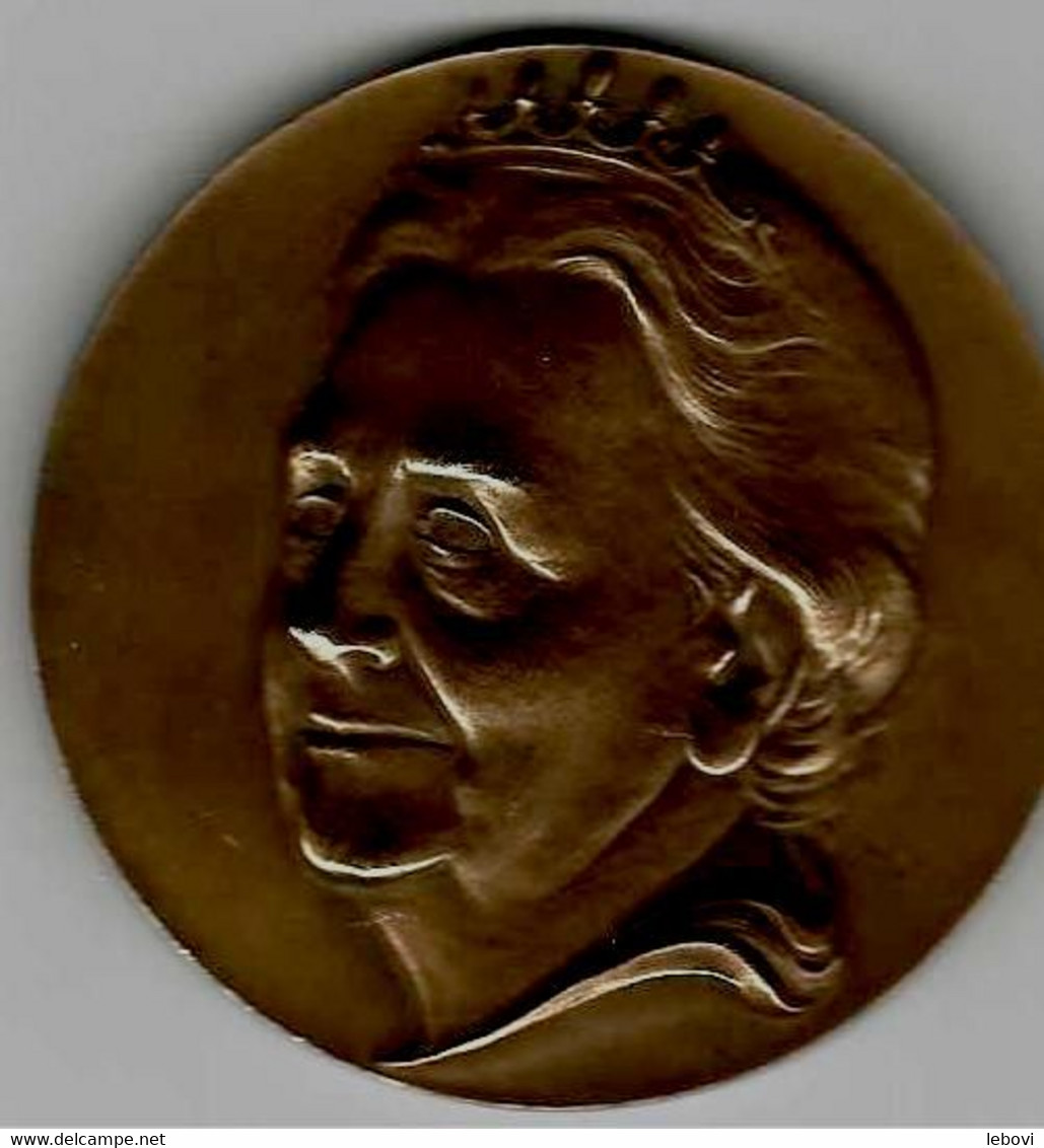 PAYS-BAS – Jubilé Des 50 Ans De Règne 1898 – 1948 – Diamètre : +/- 65 Mm - Royal/Of Nobility