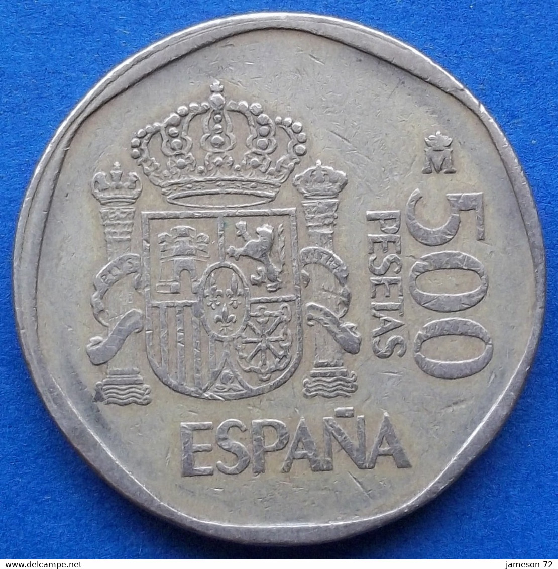 SPAIN - 500 Pesetas 1988 KM# 831 Juan Carlos I Peseta Coinage (1975-2002) - Edelweiss Coins - 500 Pesetas