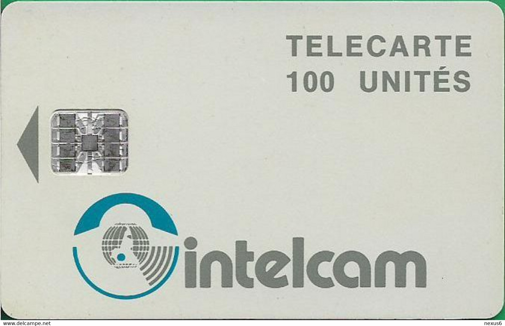 Cameroon - Intelcam - Chip - Logo Card - SC7 ISO, Glossy, No Moreno, No Cn., 100Units, Used - Kamerun