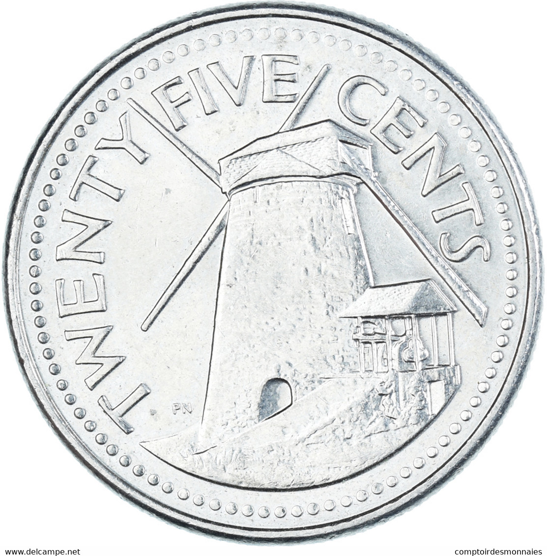 Monnaie, Barbade, 25 Cents, 2004 - Barbados (Barbuda)