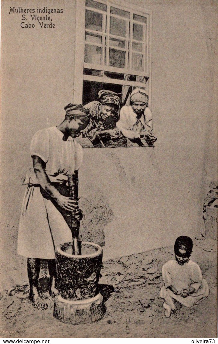 CABO VERDE - S. VICENTE - Mulheres Indigenas - Cap Vert