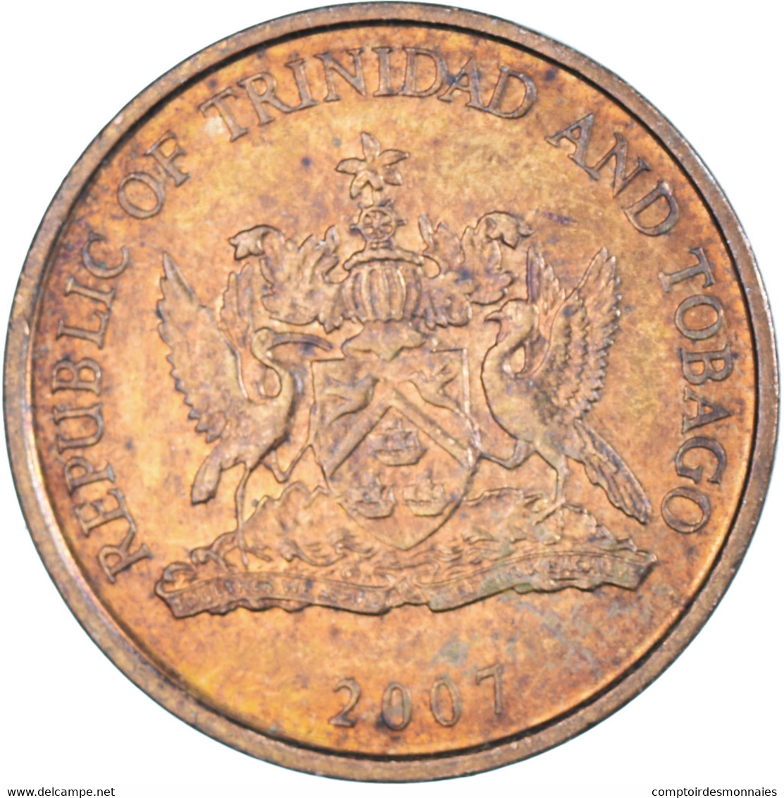 Monnaie, Trinité-et-Tobago, Cent, 2007 - Trinité & Tobago
