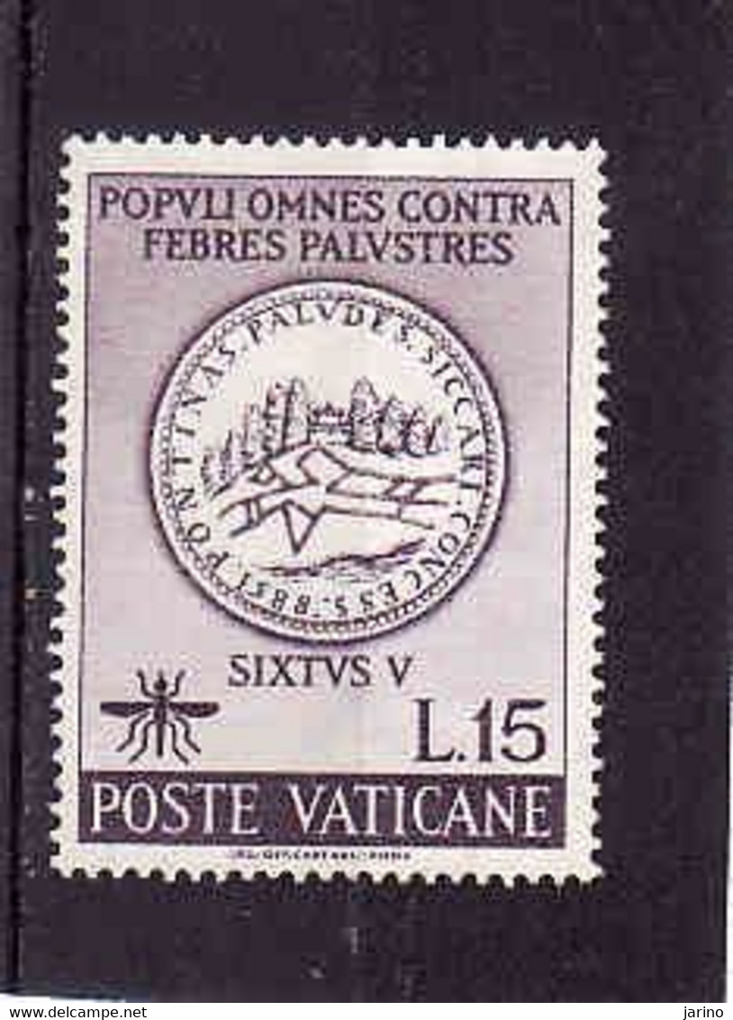 Vatican 1962, Mi. 393, Medaille Des Papstes Sixtus 5, Used - Usados