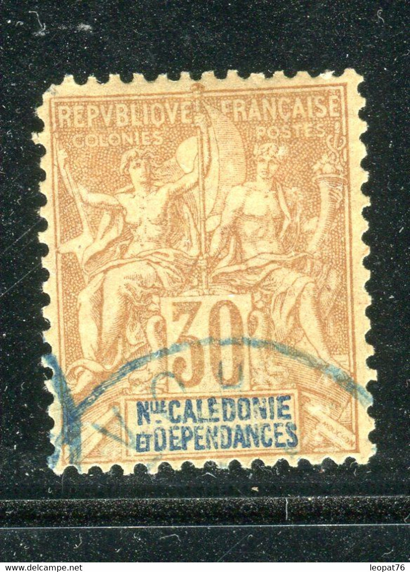 Nouvelle Calédonie - N° Yvert 49 Oblitération Légère - 1 Dent En Angle Absente - Cote 17€ - Usati