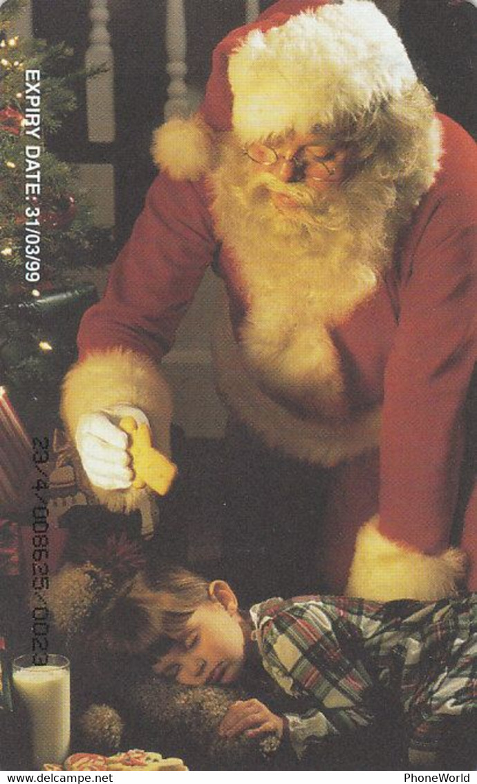 BT Chip, Christmas 1996 & Santa, 1000 Issues, MINT - BT Zivile Luftfahrt