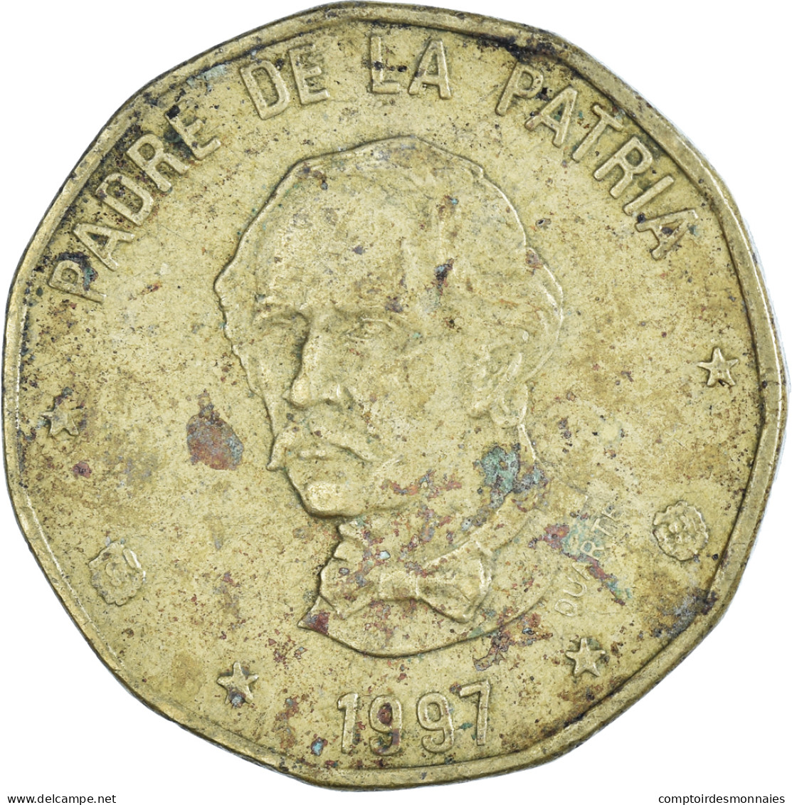 Monnaie, République Dominicaine, Peso, 1997 - Dominikanische Rep.