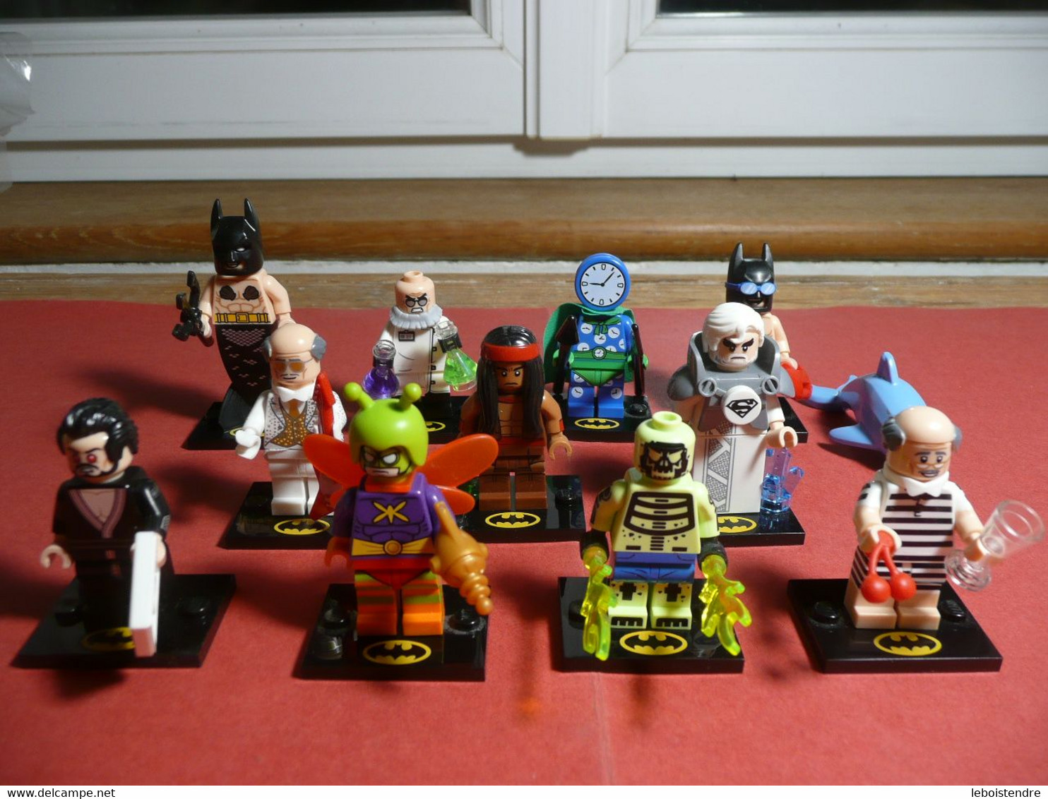 LOT 11 X FIGURINE LEGO BATMAN MOVIE SERIE 2 FILM BATMAN SIRENE NAGEUR JOR-L APACHE KILLER MOTH HUGO STRANGE ... DE 71020 - Figuren