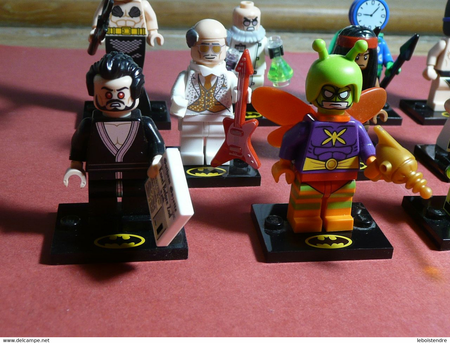 LOT 11 X FIGURINE LEGO BATMAN MOVIE SERIE 2 FILM BATMAN SIRENE NAGEUR JOR-L APACHE KILLER MOTH HUGO STRANGE ... DE 71020 - Poppetjes