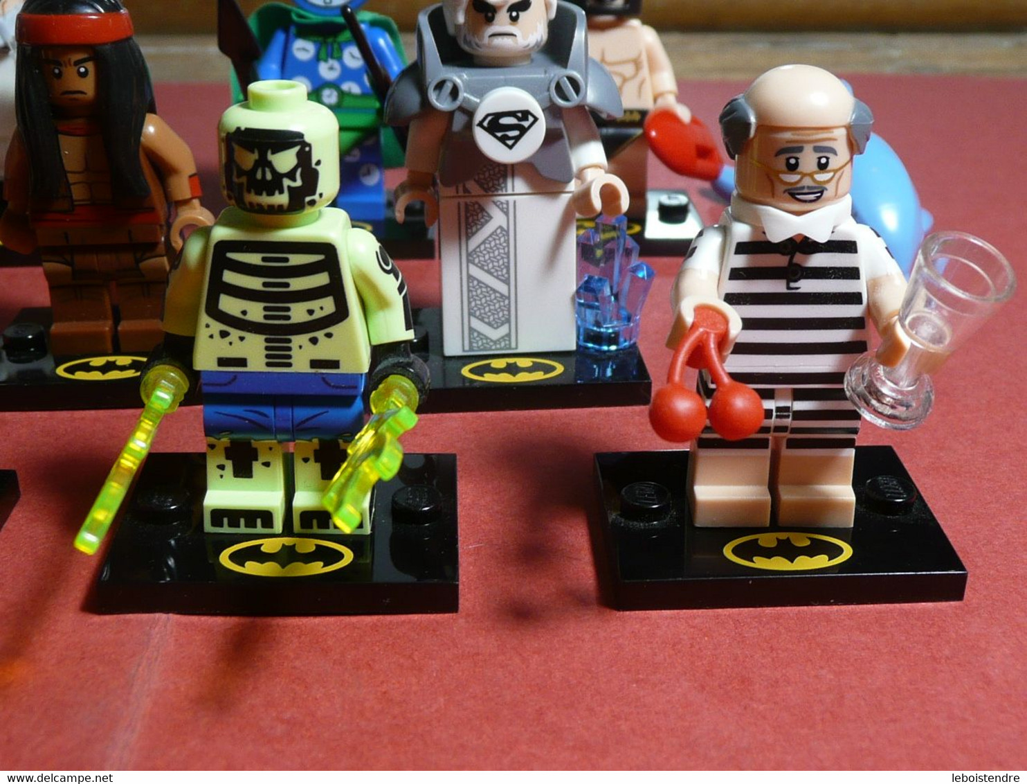 LOT 11 X FIGURINE LEGO BATMAN MOVIE SERIE 2 FILM BATMAN SIRENE NAGEUR JOR-L APACHE KILLER MOTH HUGO STRANGE ... DE 71020 - Poppetjes