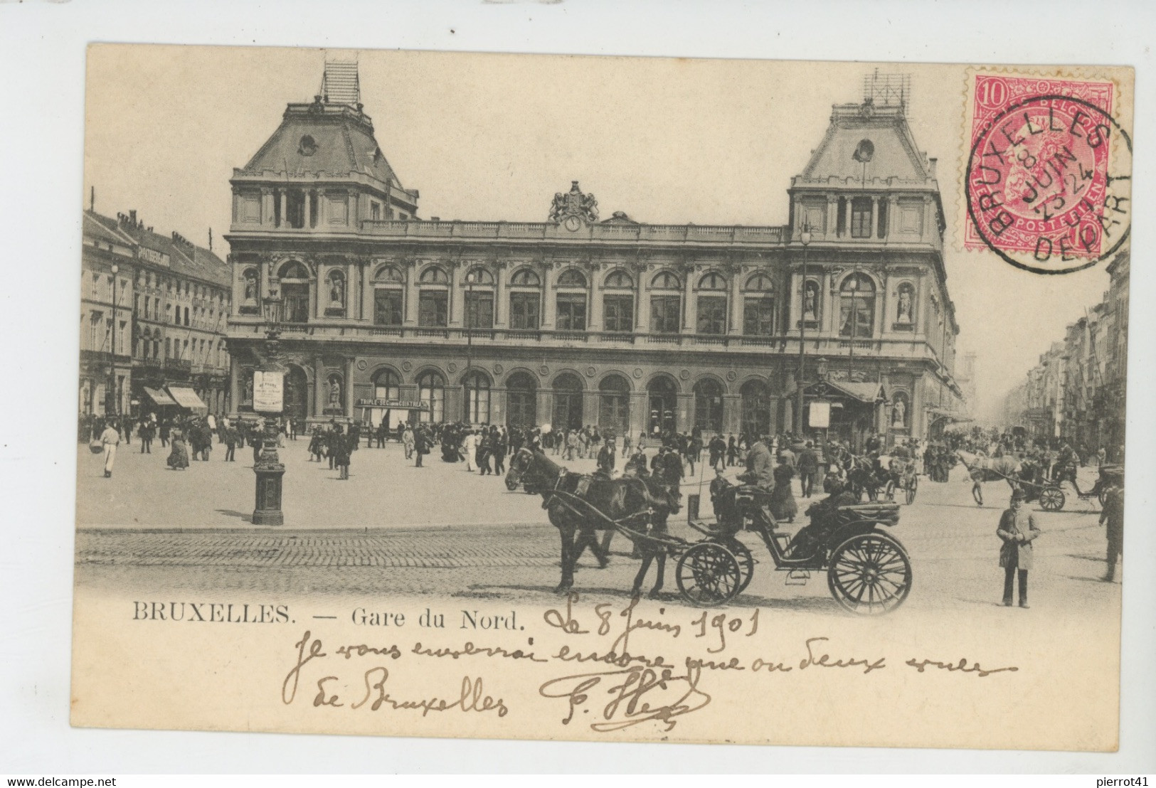 BELGIQUE - BRUXELLES - Gare Du Nord - Chemins De Fer, Gares