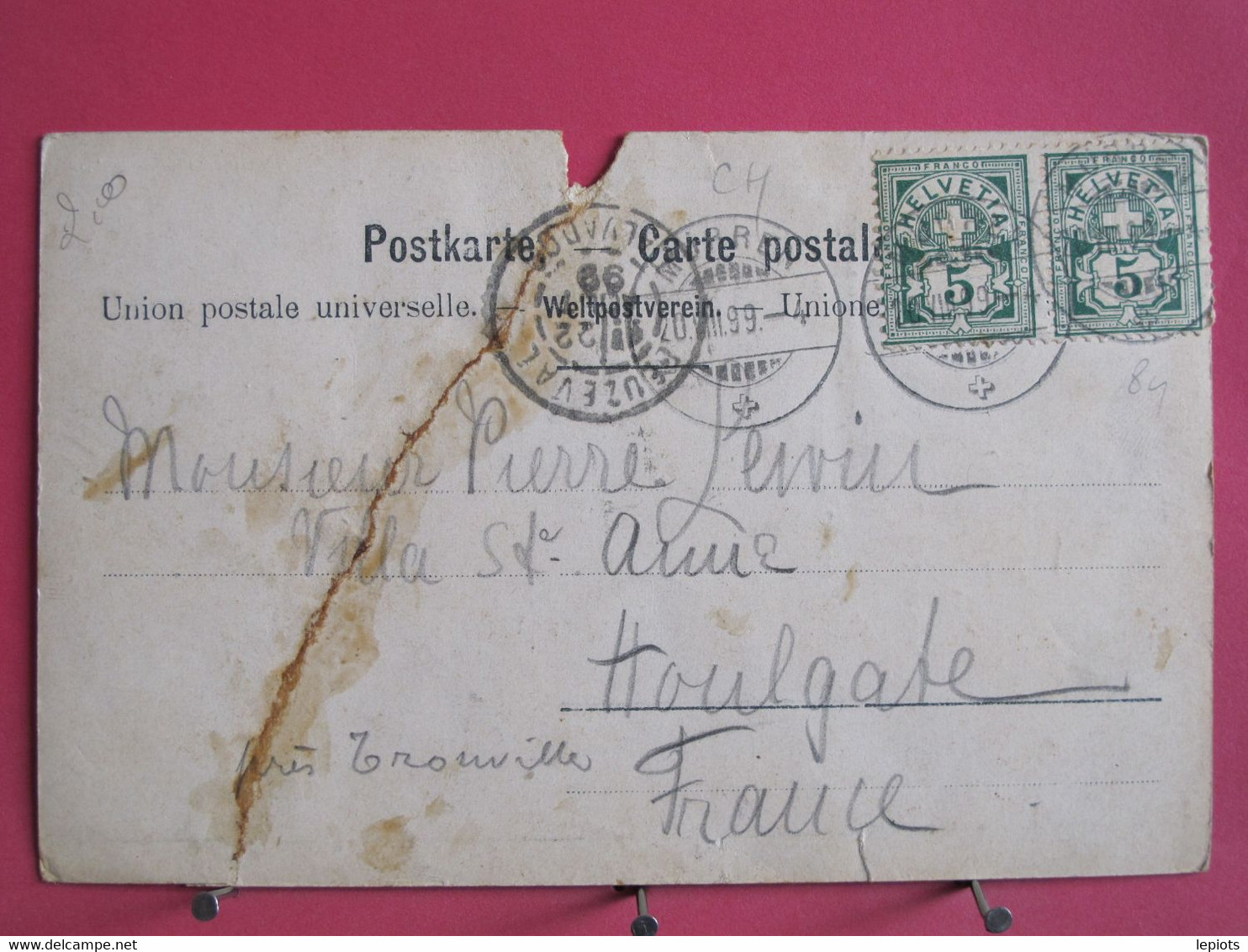 Suisse - Mürrenbahn - Jungfrau - Illustrateur Baumgartner - CPA Précurseur 1899 - R/verso - Mürren