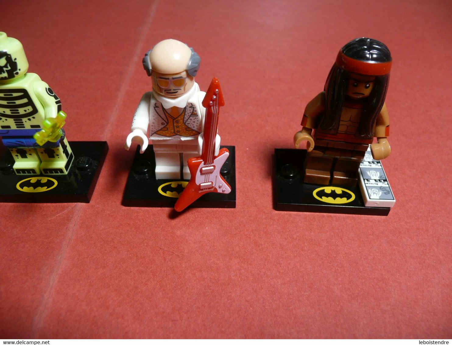 LOT 4 X FIGURINE LEGO DE 71020 BATMAN MOVIE FILM SERIE 2 DOCTOR PHOSPHORUS ROI DU TEMPS CHIEF APACHE DISCO ALFRED - Figurine