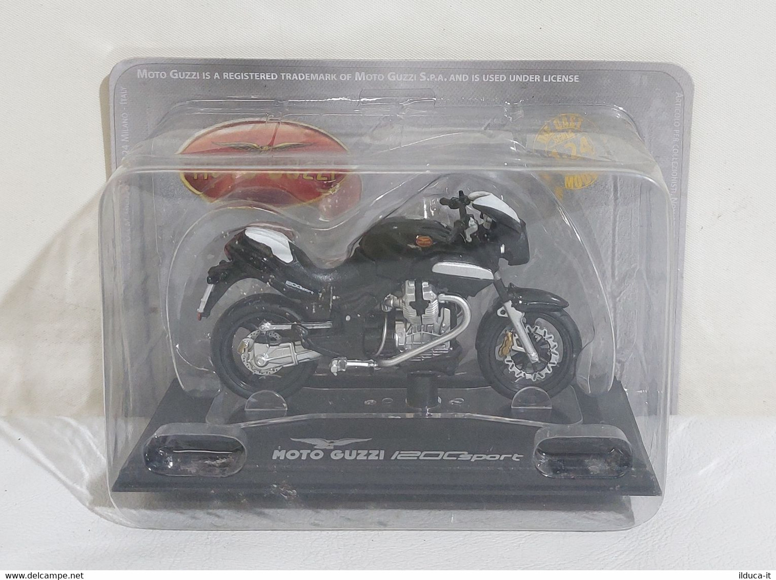 I110276 Hachette 1/24 Moto Guzzi Collection - 1200 Sport - Sigillato - Motorfietsen