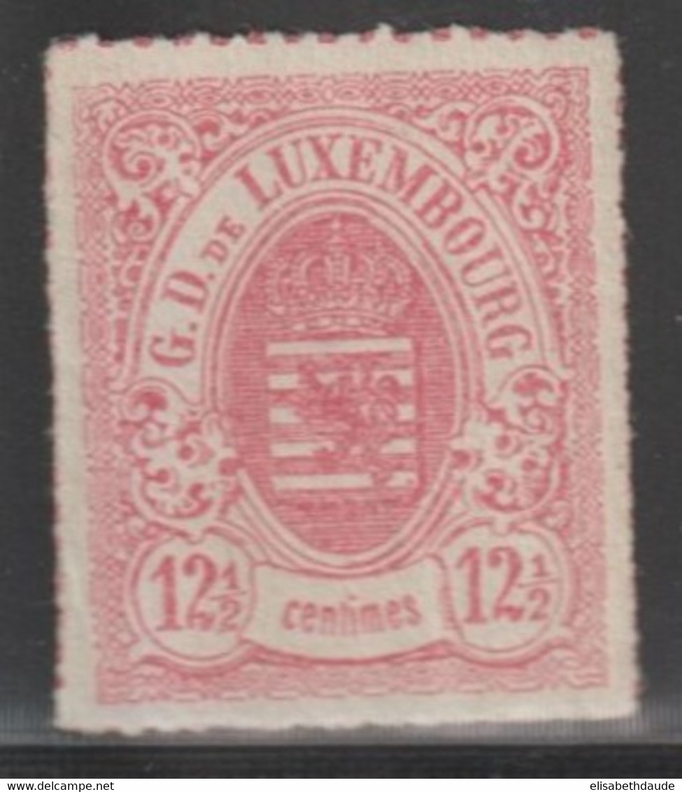 LUXEMBOURG - 1865 - YVERT N°18 NEUF SANS GOMME - COTE = 250 EUR. - 1859-1880 Wappen & Heraldik