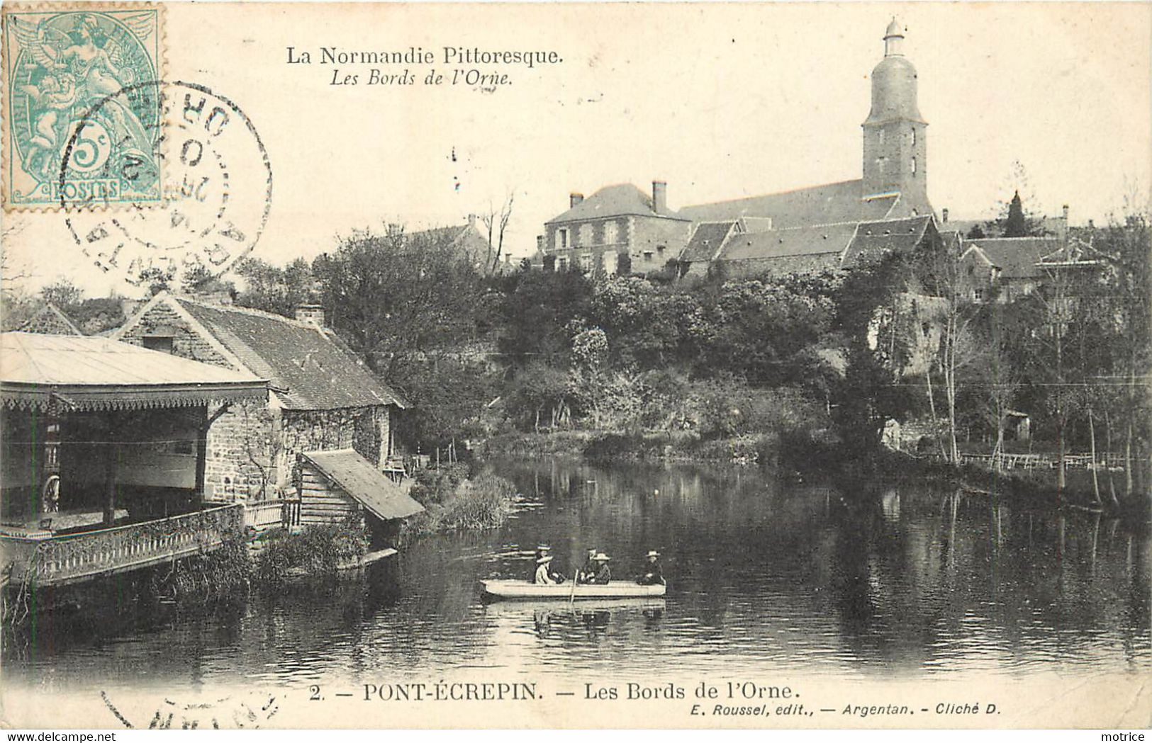 PONT ECREPIN - Les Bords De L'orne, Lavoir Et église. - Pont Ecrepin