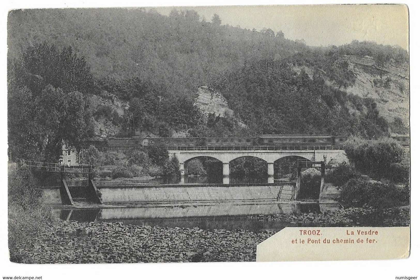 TROOZ  --  La Vesdre Et Le Pont Du Chemin De Fer - Trooz