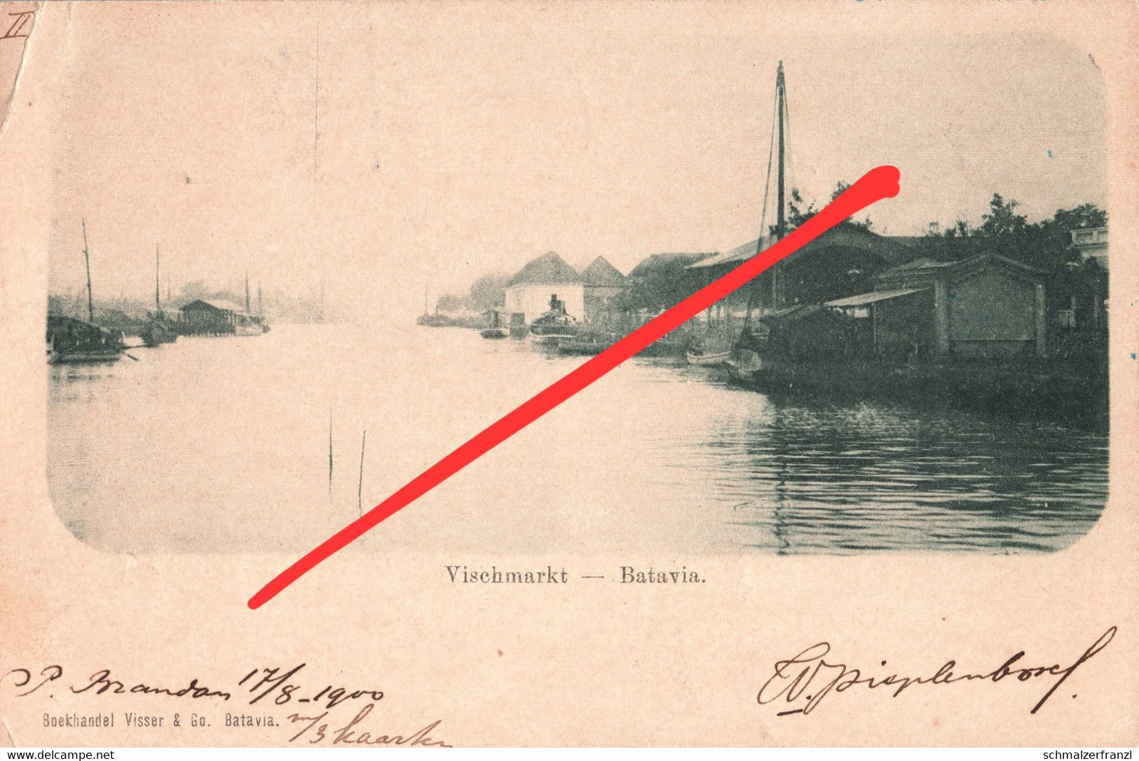 AK Batavia Jakarta 1900 Niederländisch Indien VOC East Indies Indonesien Indonésie Indonesia Timbre Stamp Postzegel - Indonesia