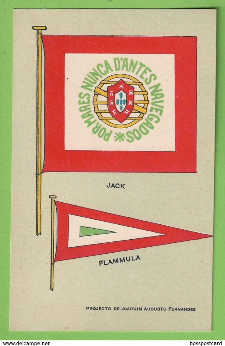 Monarquia Portuguesa - República - Projecto De Bandeira Nacional De Joaquim Augusto Fernandes - Flag - Drapeau Portugal - Histoire