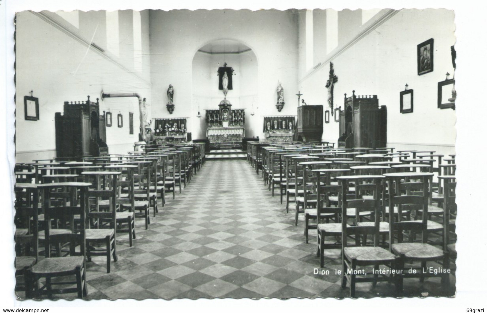 Dion-le-Mont. Intérieur De L'Eglise ( Chaumont Gistoux ) - Chaumont-Gistoux