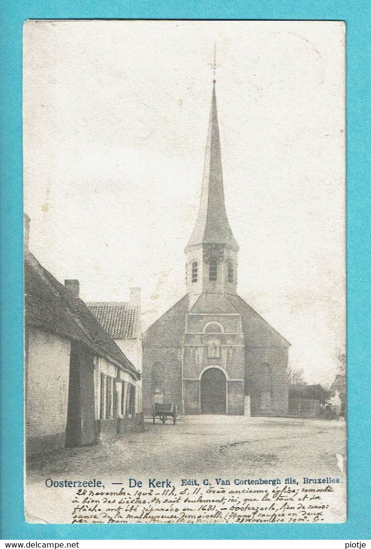 * Oosterzele - Oosterzeele (Oost Vlaanderen) * (Edit G. Van Cortenbergh Fils) De Kerk, église, Church, Kirche, Old - Oosterzele