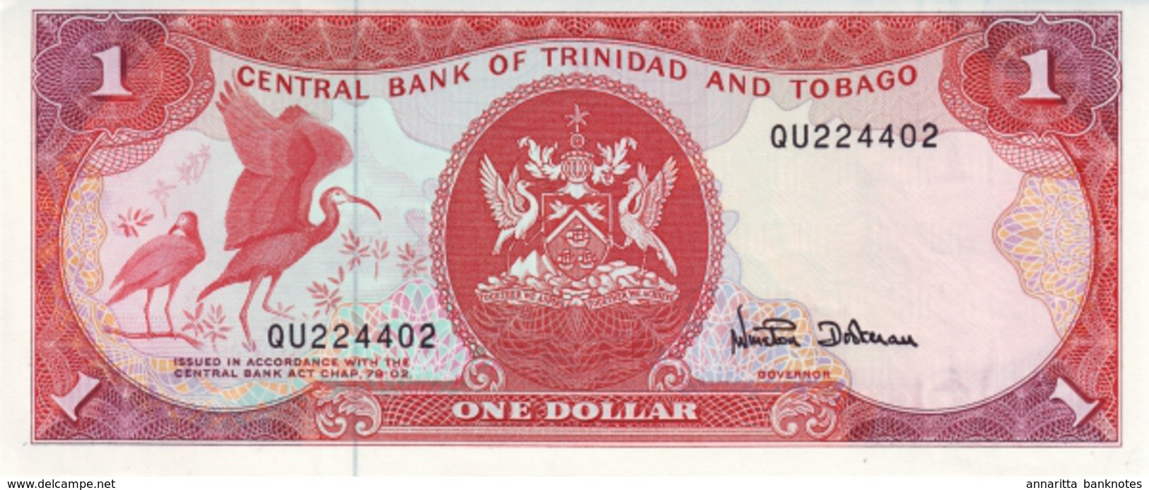 Trinidad & Tobago 1 Dollar ND (1997), UNC (P-36d, B-211d) - Trinidad & Tobago