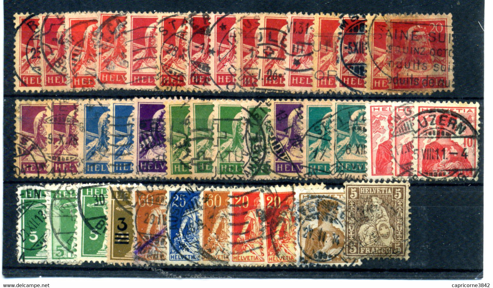 Lot De 41 Timbres - Pour étude - Used Stamps