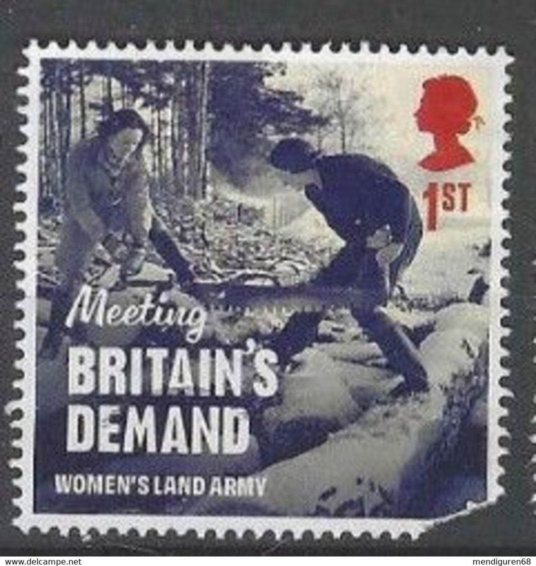 GROSSBRITANNIEN GRANDE BRETAGNE  GB 2022 UNSUNG HEROES- WOMEN WWWII: MEETING DEMAND 1ST SG 4670 MI 4978  YT 5377 SN 4237 - Used Stamps