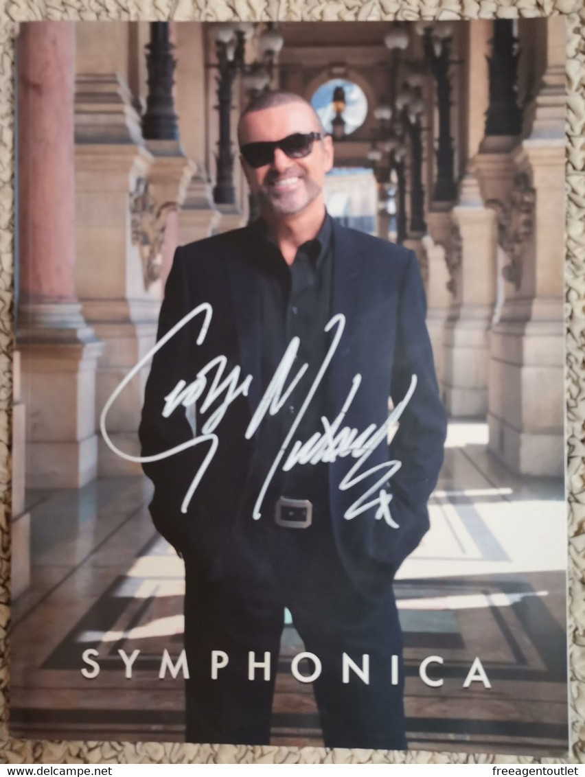 George Michael - SYMPHONICA - Signed Tour Program - Genuine Autograph - Autographs