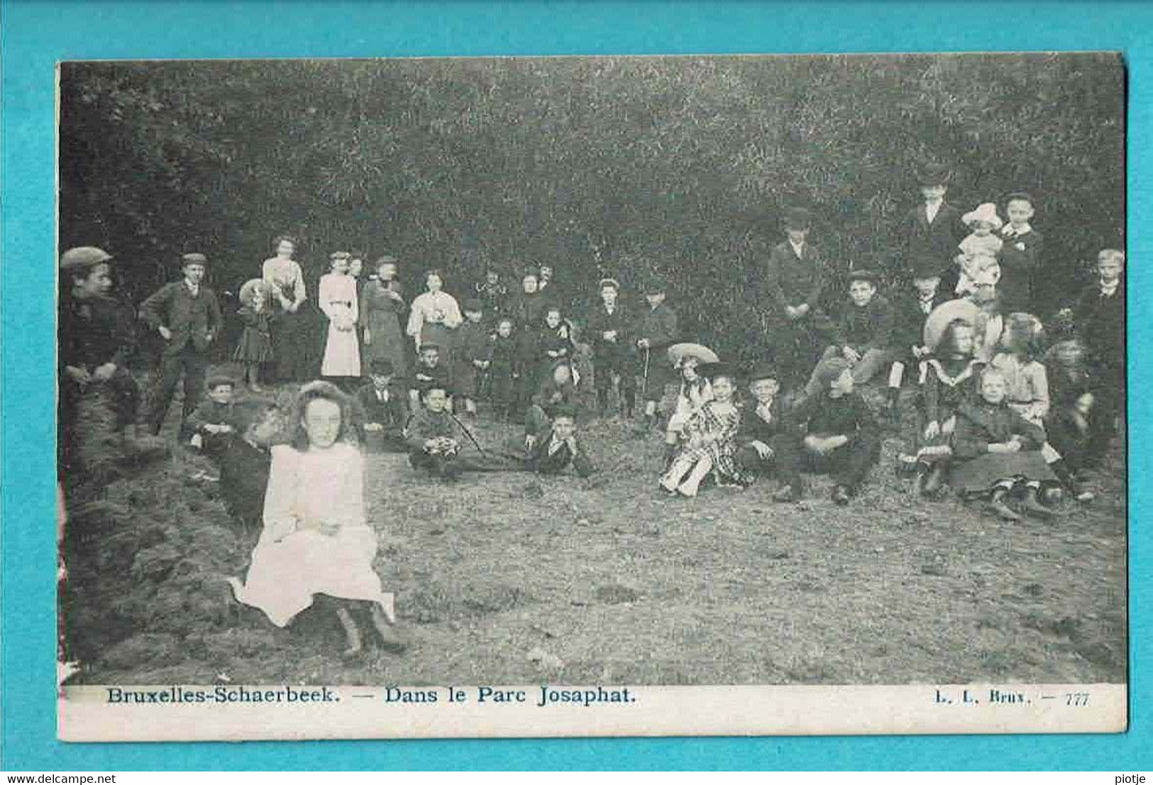 * Schaarbeek - Schaerbeek (Brussel - Bruxelles) * (L.L. Brux, Nr 777) Dans Le Parc Josaphat, Enfants, Animée, Unique TOP - Schaerbeek - Schaarbeek