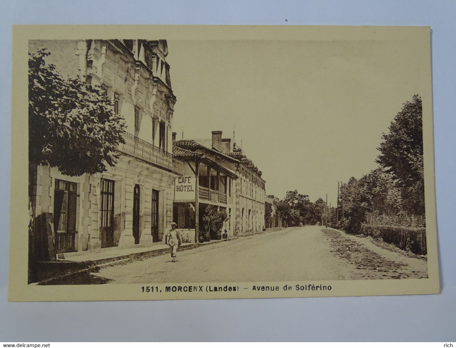 CPA 40 Landes - MORCENX - Avenue De Solférino - Morcenx