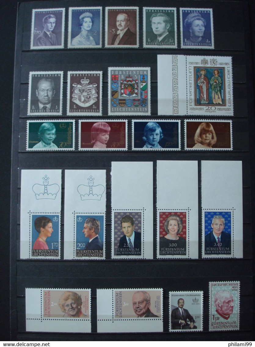 LIECHTENSTEIN MNH** 5 SCANS / HIGH FACE VALUE - Lotes/Colecciones