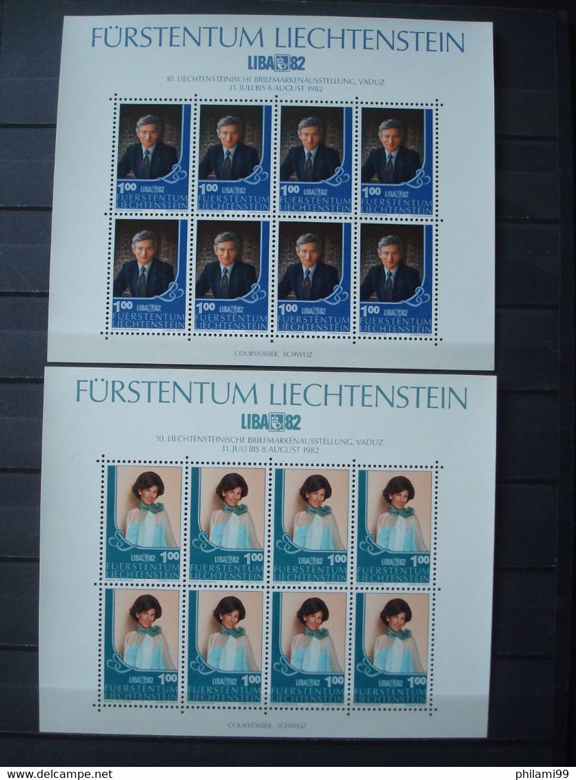 LIECHTENSTEIN MNH** 5 SCANS / HIGH FACE VALUE - Lotti/Collezioni