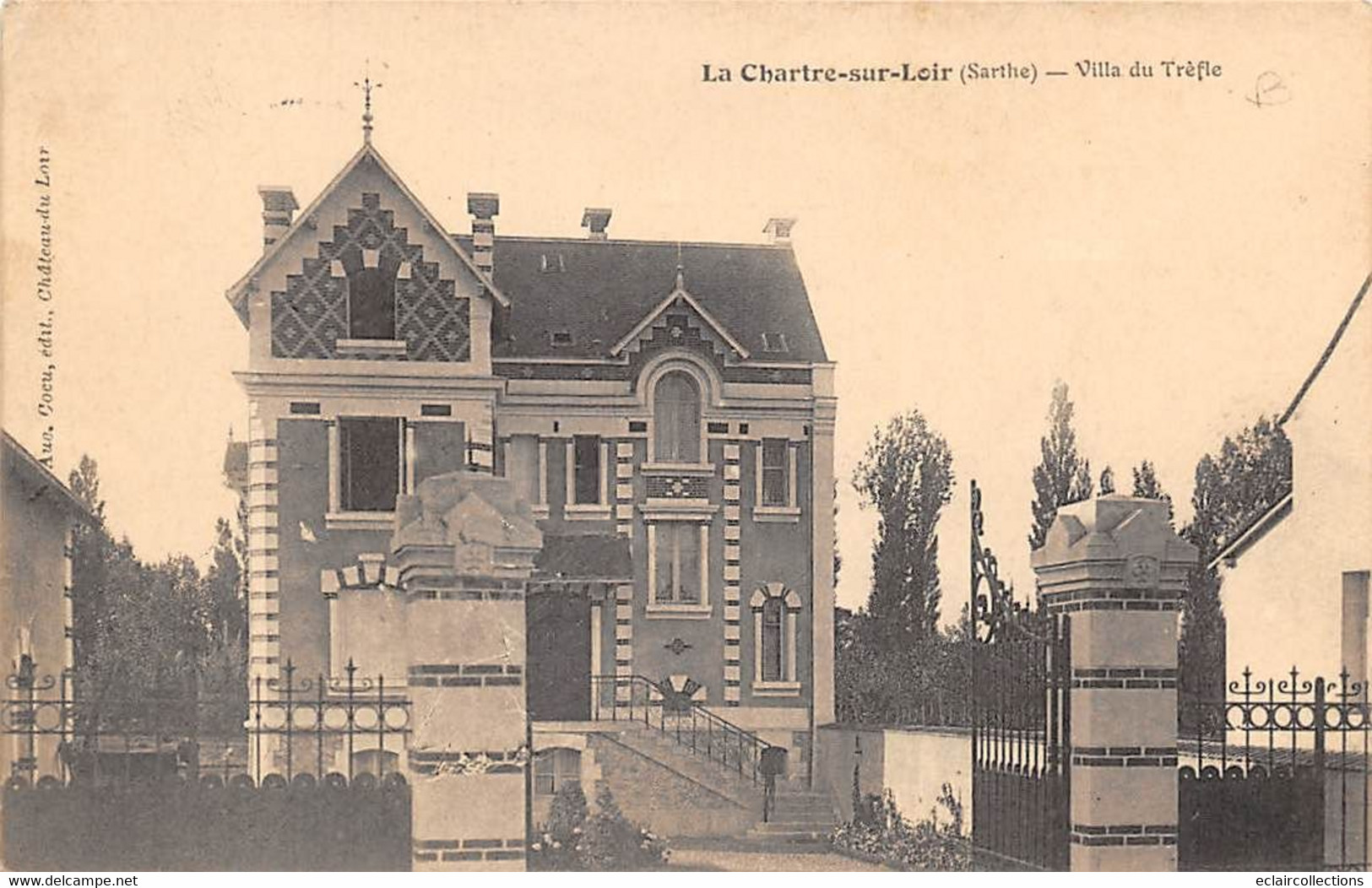 La Chartre Sur Le Loir      72      Villa Du Trèfle    - 2 -       ( Voir Scan ) - Other & Unclassified
