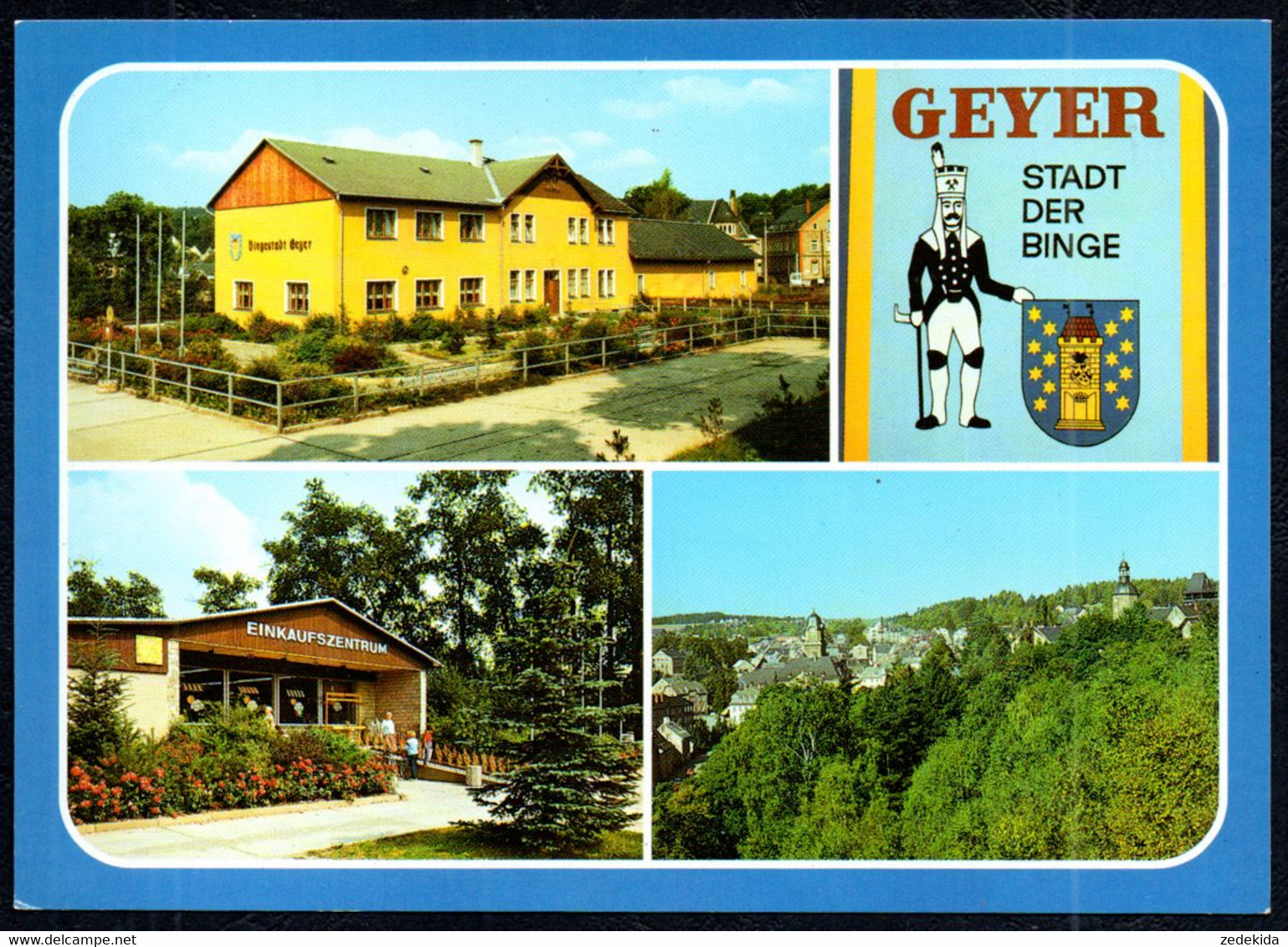 G0732 - TOP Geyer Einkaufszentrum - Bild Und Heimat Reichenbach Qualitätskarte - Geyer