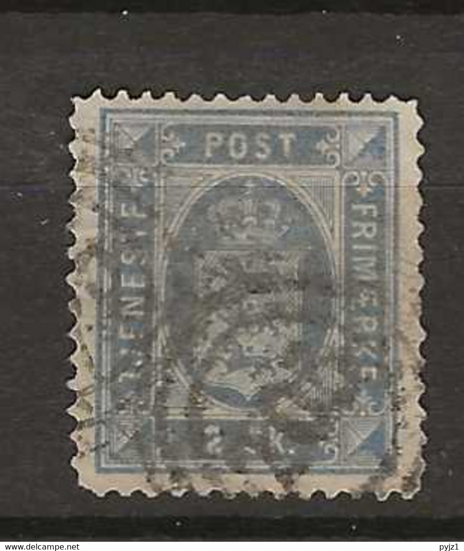 1871 USED Danmark Dienst Mi 1 Cancellation Number 203 - Servizio