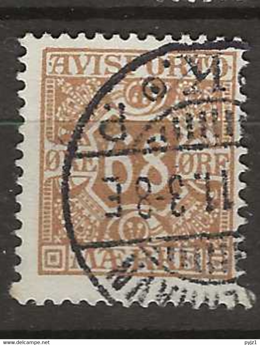 1907 USED Danmark Avisporto 7 - Parcel Post