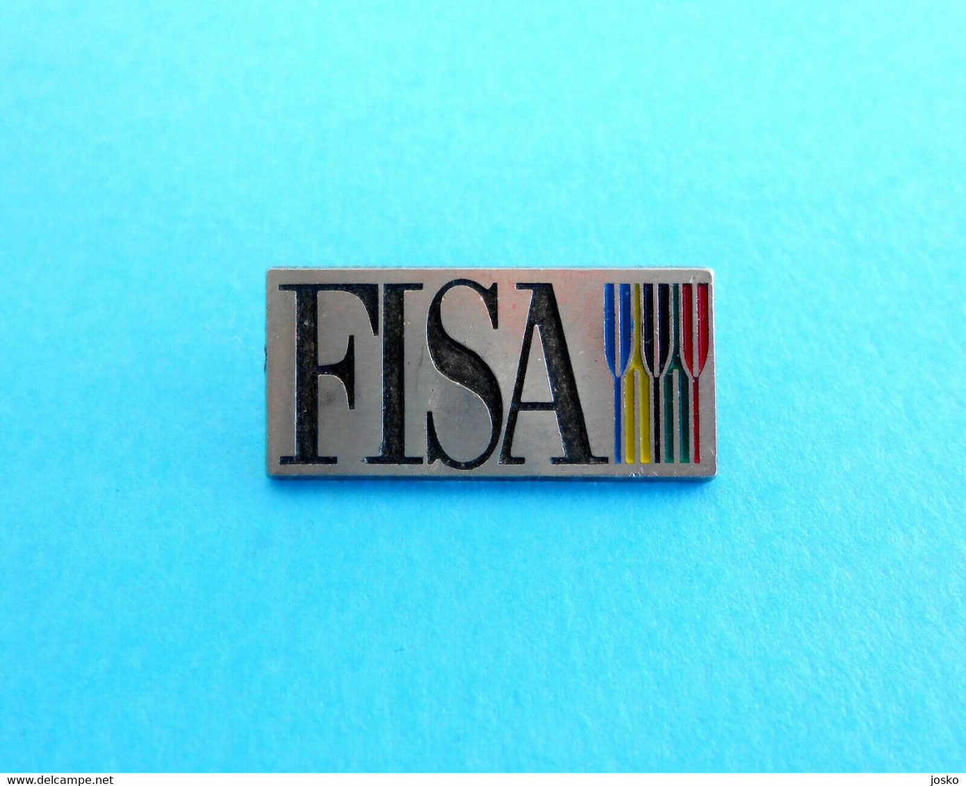 FISA (World Rowing Federation) Nice Rare Pin Badge By Artiss Canada * Aviron Rudersport Rudern Ruder Canottaggio Remo - Roeisport