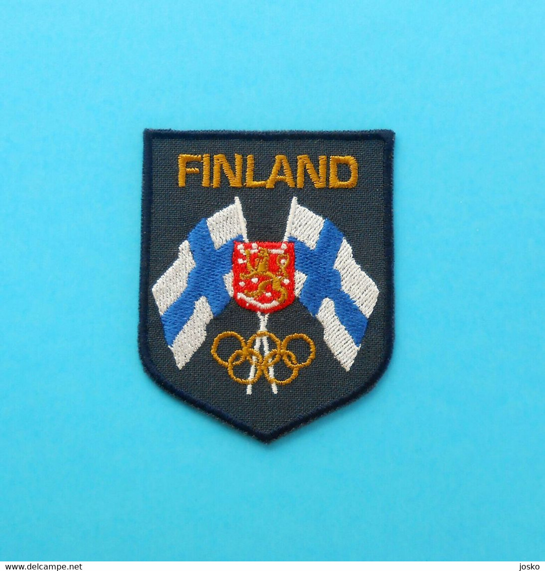 FINLAND NOC - Nice Rare Olympics Patch * Olympic Games Olympiad Olympia Olympiade Olimpische Spiele Olimpici - Habillement, Souvenirs & Autres
