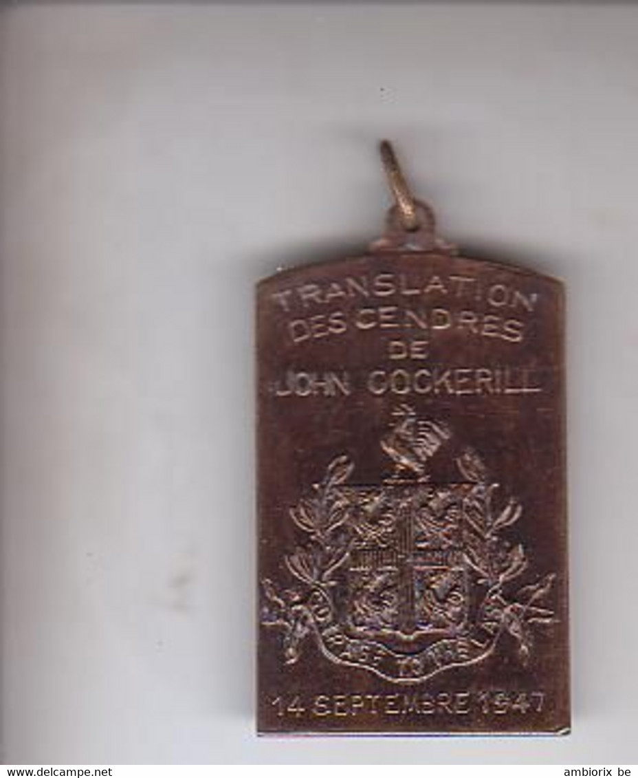 John Cockerill - Translation Des Cendres De John Cockerill - 1947 - Profesionales / De Sociedad