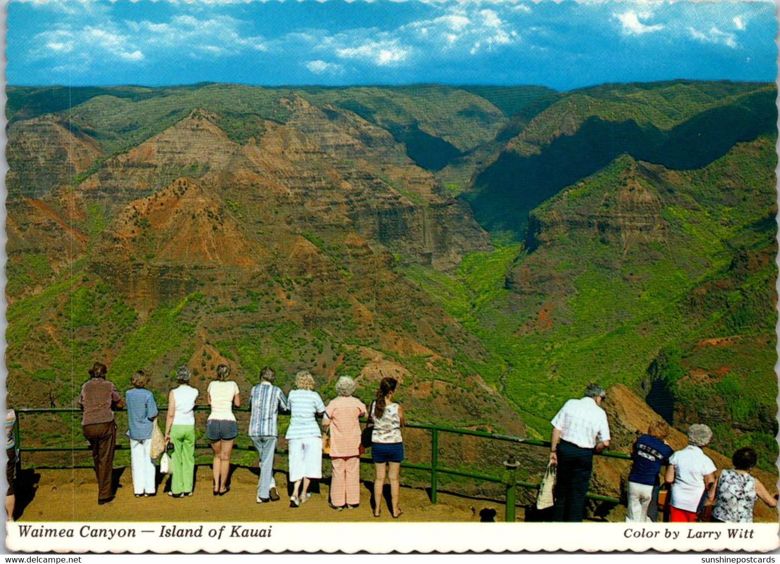 Hawaii Kauai Waimea Canyon Lookout 1979 - Kauai